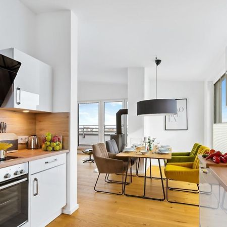 Penthouse Hygge Meerblick Am Strand 奥尔本尼兹 外观 照片