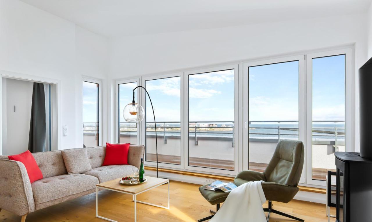 Penthouse Hygge Meerblick Am Strand 奥尔本尼兹 外观 照片