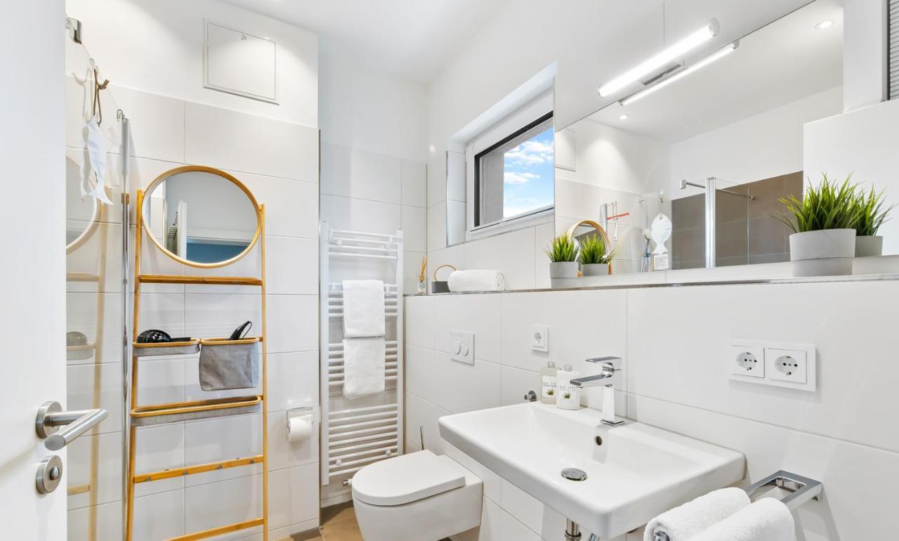 Penthouse Hygge Meerblick Am Strand 奥尔本尼兹 外观 照片